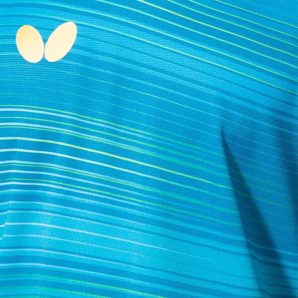 Butterfly Elistar11 Shirt - Blue - Front - Close-Up
